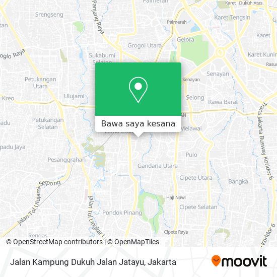 Peta Jalan Kampung Dukuh Jalan Jatayu