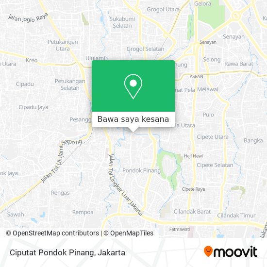 Peta Ciputat Pondok Pinang