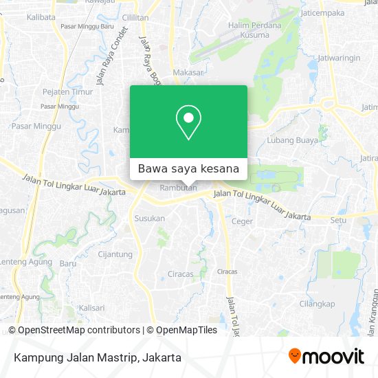 Peta Kampung Jalan Mastrip