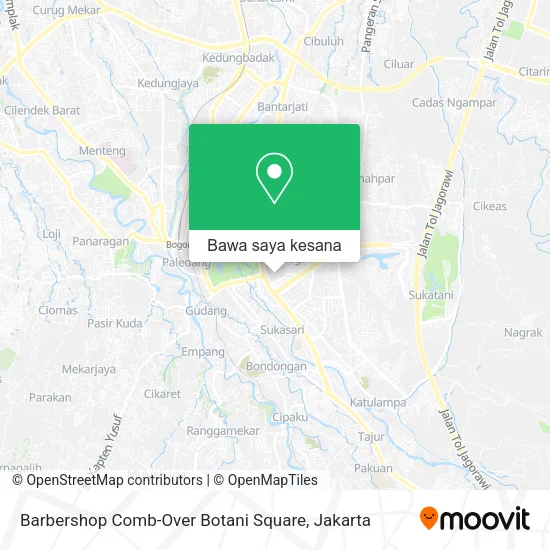 Peta Barbershop Comb-Over Botani Square