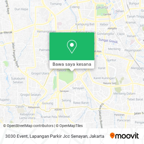 Peta 3030 Event, Lapangan Parkir Jcc Senayan