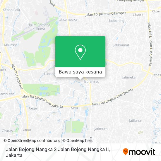 Peta Jalan Bojong Nangka 2 Jalan Bojong Nangka II