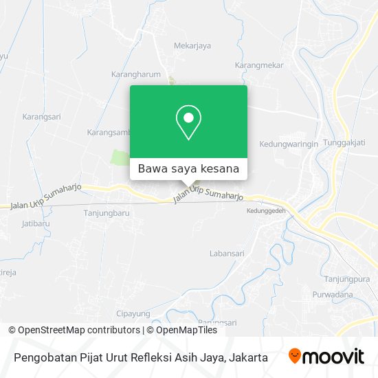 Peta Pengobatan Pijat Urut Refleksi Asih Jaya
