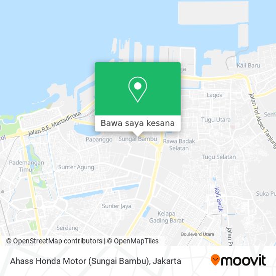 Peta Ahass Honda Motor (Sungai Bambu)