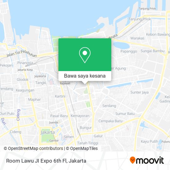 Peta Room Lawu JI Expo 6th Fl