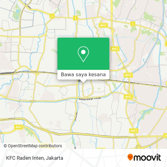 Peta KFC Raden Inten