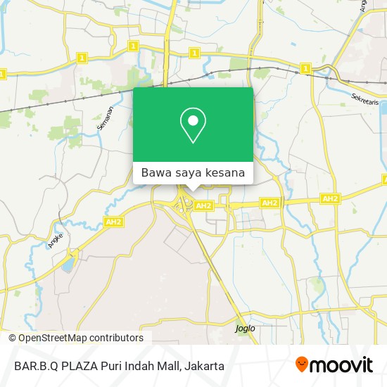 Peta BAR.B.Q PLAZA Puri Indah Mall