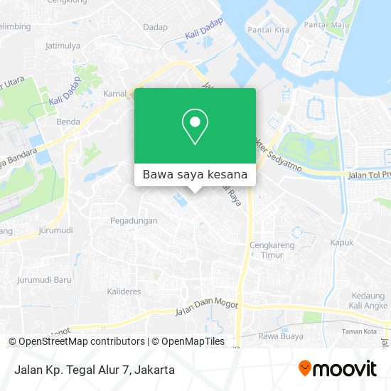 Peta Jalan Kp. Tegal Alur 7