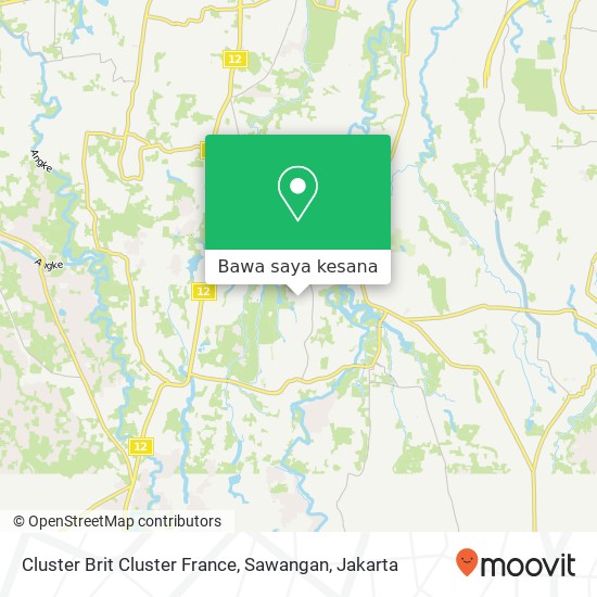 Peta Cluster Brit Cluster France, Sawangan