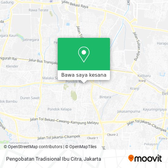 Peta Pengobatan Tradisional Ibu Citra