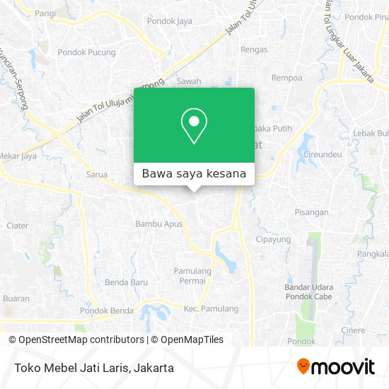Peta Toko Mebel Jati Laris