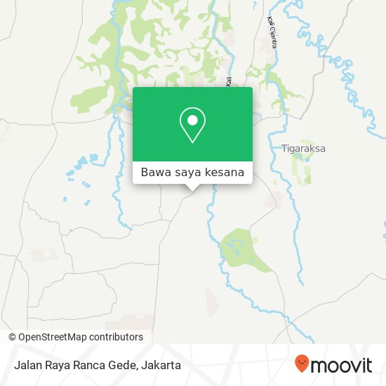 Peta Jalan Raya Ranca Gede, Solear