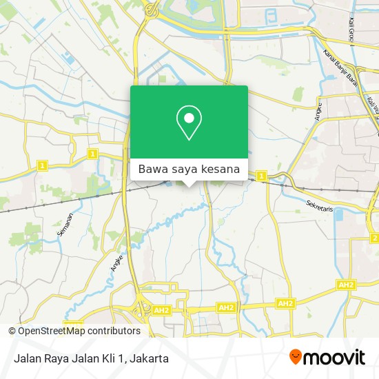 Peta Jalan Raya Jalan Kli 1