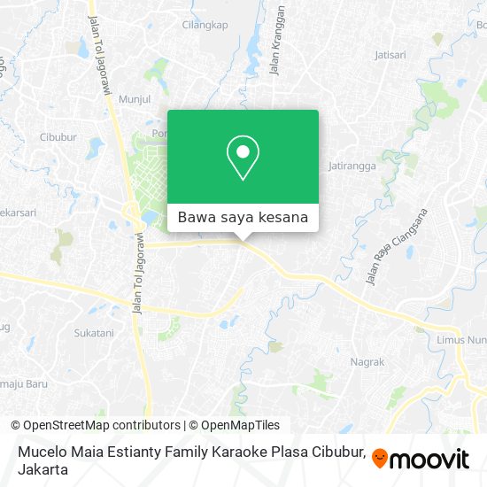 Peta Mucelo Maia Estianty Family Karaoke Plasa Cibubur