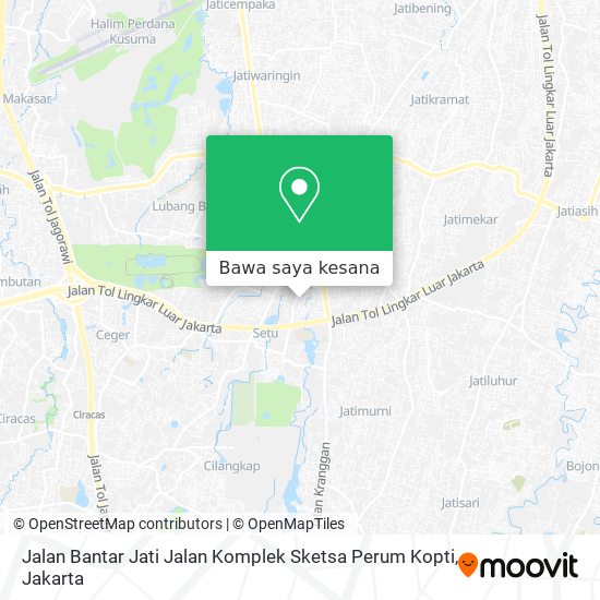 Peta Jalan Bantar Jati Jalan Komplek Sketsa Perum Kopti
