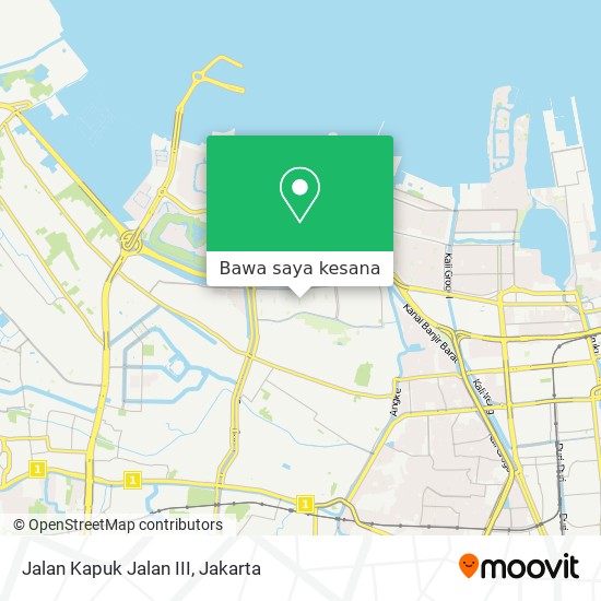 Peta Jalan Kapuk Jalan III