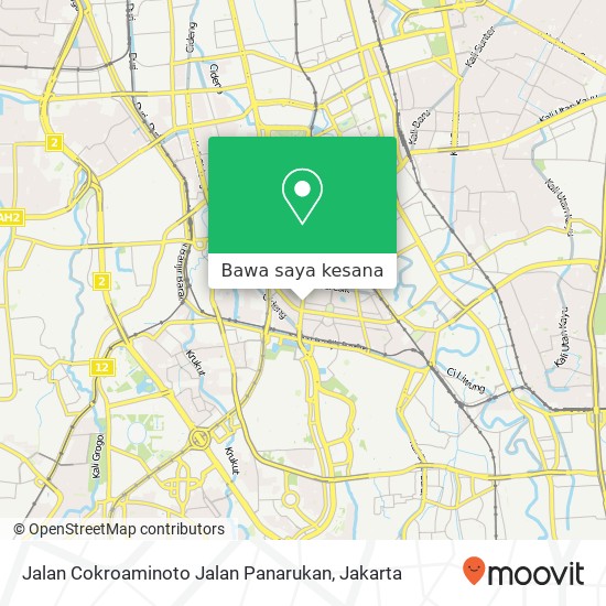 Peta Jalan Cokroaminoto Jalan Panarukan