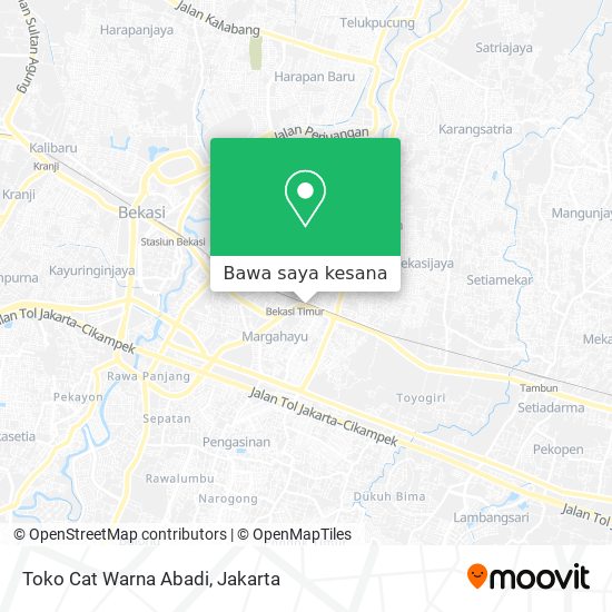 Peta Toko Cat Warna Abadi