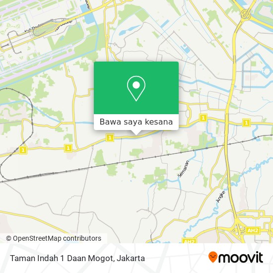 Peta Taman Indah 1 Daan Mogot