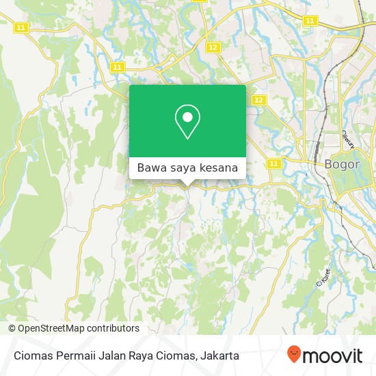 Peta Ciomas Permaii Jalan Raya Ciomas