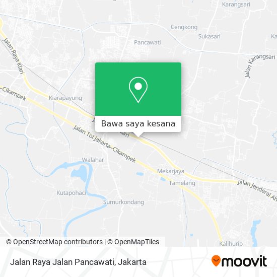 Peta Jalan Raya Jalan Pancawati