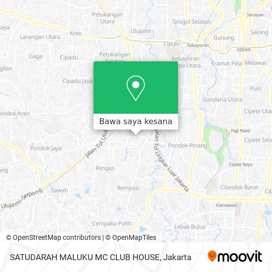 Peta SATUDARAH MALUKU MC CLUB HOUSE