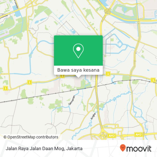 Peta Jalan Raya Jalan Daan Mog