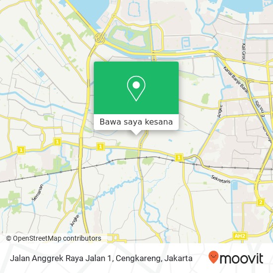 Peta Jalan Anggrek Raya Jalan 1, Cengkareng