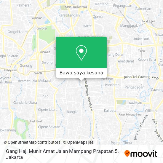 Peta Gang Haji Munir Amat Jalan Mampang Prapatan 5