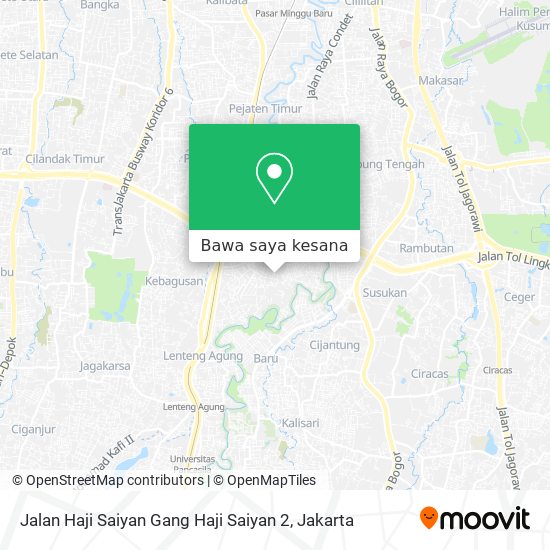 Peta Jalan Haji Saiyan Gang Haji Saiyan 2