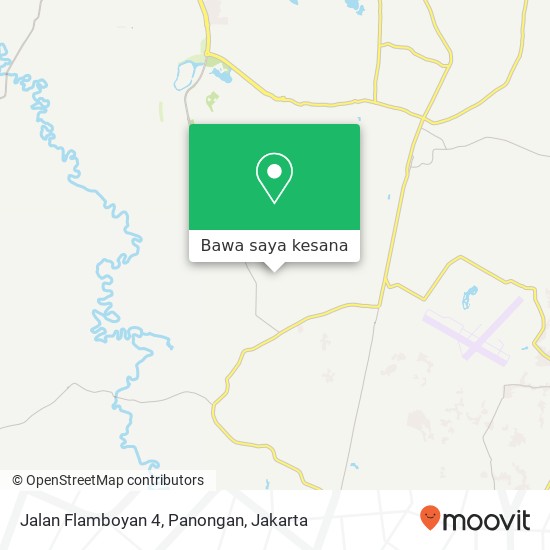 Peta Jalan Flamboyan 4, Panongan