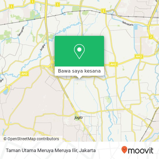 Peta Taman Utama Meruya Meruya Ilir