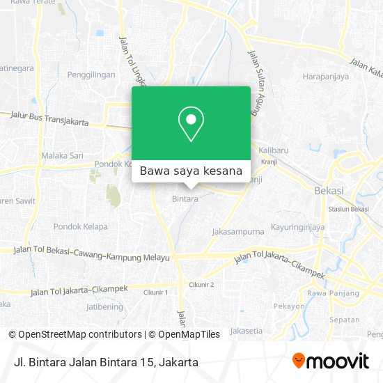 Peta Jl. Bintara Jalan Bintara 15