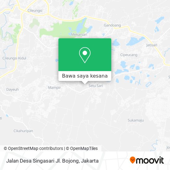 Peta Jalan Desa Singasari Jl. Bojong