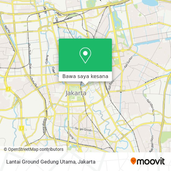 Peta Lantai Ground Gedung Utama