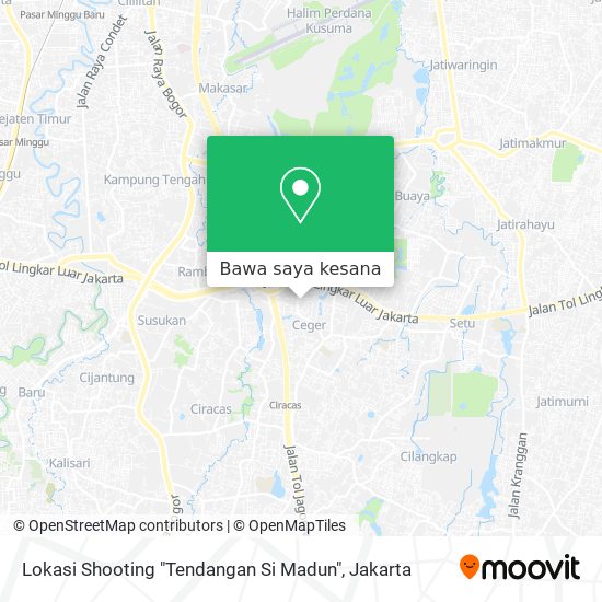 Peta Lokasi Shooting "Tendangan Si Madun"