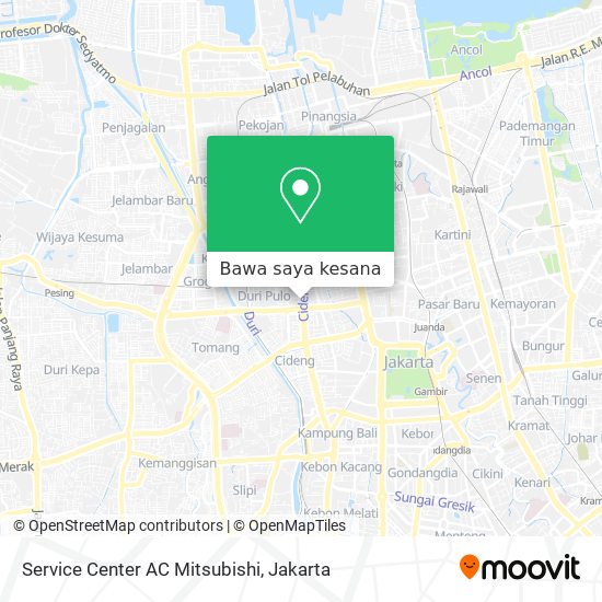 Peta Service Center AC Mitsubishi