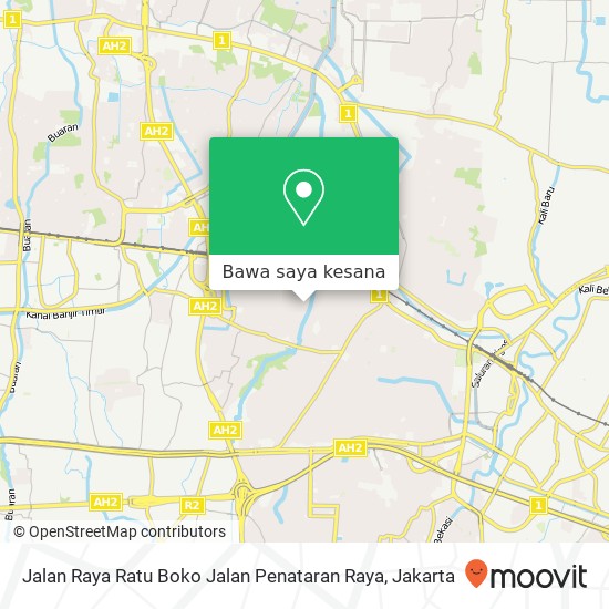 Peta Jalan Raya Ratu Boko Jalan Penataran Raya