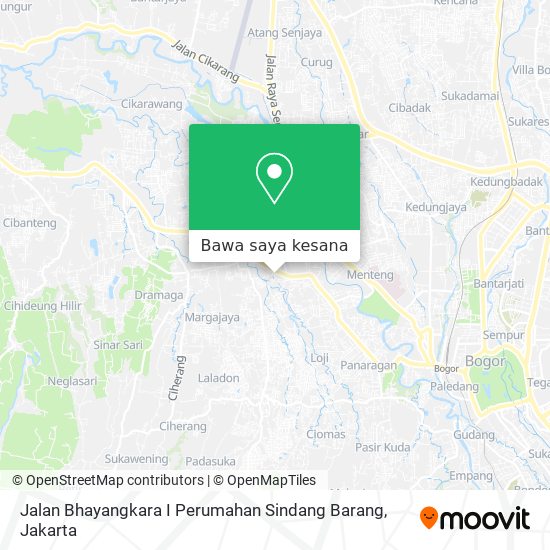 Peta Jalan Bhayangkara I Perumahan Sindang Barang