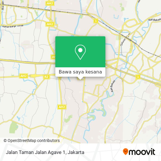 Peta Jalan Taman Jalan Agave 1