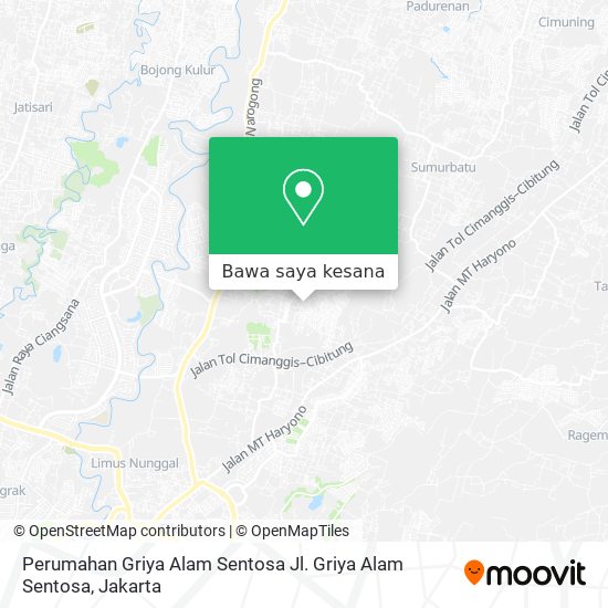 Peta Perumahan Griya Alam Sentosa Jl. Griya Alam Sentosa