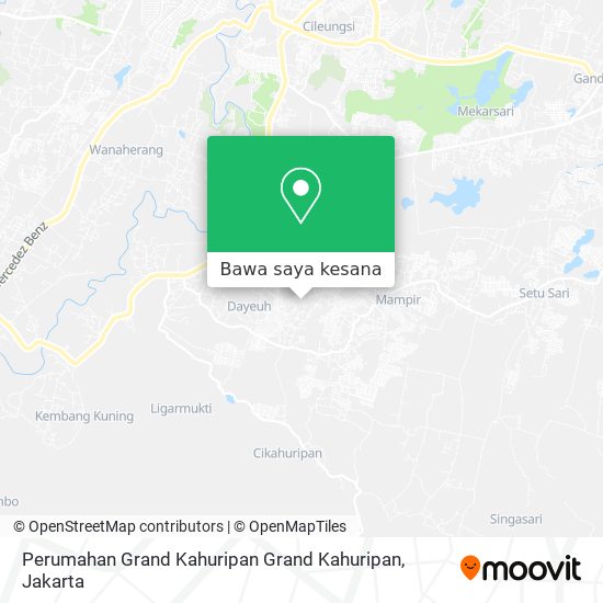 Peta Perumahan Grand Kahuripan Grand Kahuripan
