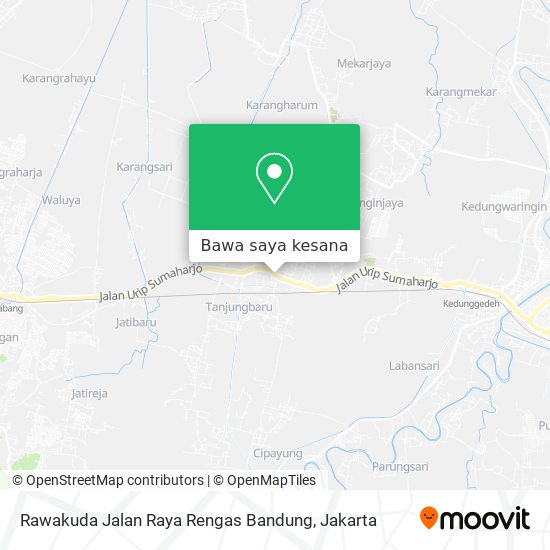 Peta Rawakuda Jalan Raya Rengas Bandung