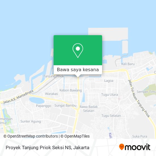 Peta Proyek Tanjung Priok Seksi NS