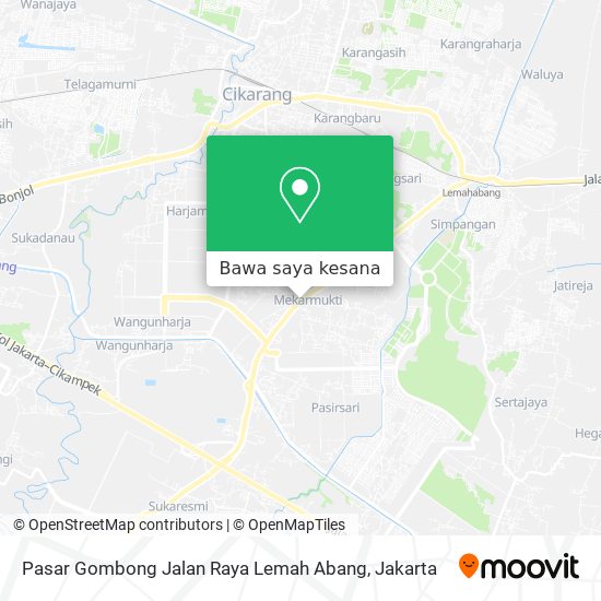 Peta Pasar Gombong Jalan Raya Lemah Abang