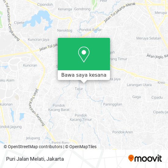 Peta Puri Jalan Melati