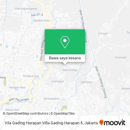 Peta Vila Gading Harapan Villa Gading Harapan 5