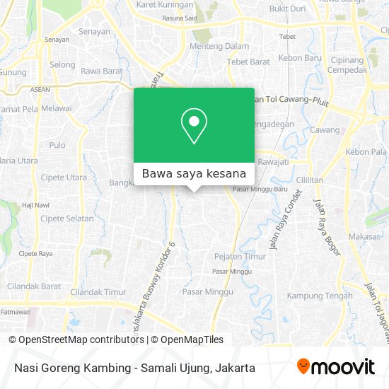 Peta Nasi Goreng Kambing - Samali Ujung