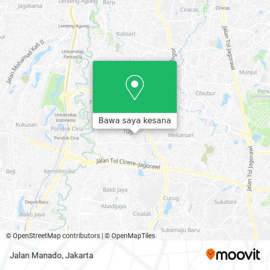 Peta Jalan Manado