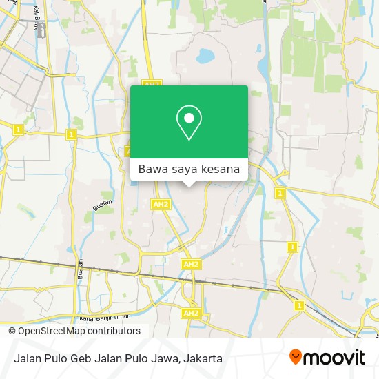 Peta Jalan Pulo Geb Jalan Pulo Jawa